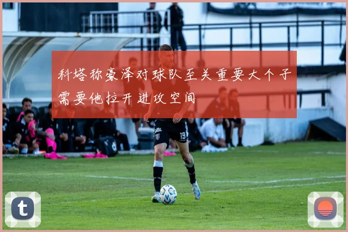 科塔称豪泽对球队至关重要大个子需要他拉开进攻空间